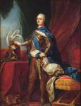 Portrait of Louis XV in armour (oil on canvas)
