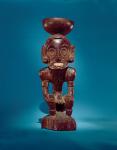 Deity figure (Zemi), Dominican Republic (ironwood & shell)