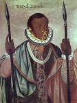 Ecuadorian from Quito, detail from 'Warriors of the Esmeraldas', 1599 (oil on canvas) (see 113582)