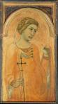 A Female Saint, possibly St. Margaret, 1320-29 (tempera & gold leaf on panel)