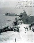 Queen Victoria on the French Coast (b/w photo)