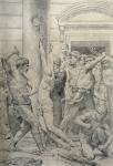 The Flagellation of Christ, c.1881 (charcoal on paper)