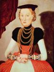 Portrait of a woman, 1564 (panel)