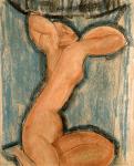 Caryatid, 1911 (pastel on paper)