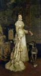 Portrait of Helena Modrzejewska (1840-1909) 1880 (oil on canvas)