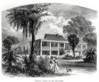 Planter's House on the Mississippi, engraved by J.H. Ellawell (engraving) (b&w photo)