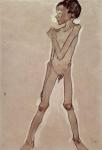 Nude Boy Standing (drawing)