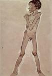 Nude Boy Standing (drawing)