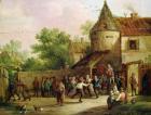 The Village Fete (oil on canvas)