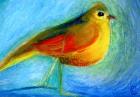 The Wishing Bird, 2012, (oil pastel on paper)