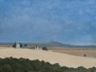 Chapel near Pienza, 2012 (acrylic on canvas)