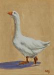 Farm goose, 2016 (oil on canvas)