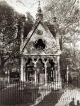 The Tomb of Abelard and Heloise, built in 1817 (b/w photo)