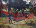 Parau Parau (Whispered Words), 1892 (oil on canvas)