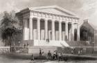 The United States Bank Philadelphia, USA. From a 19th century print engraved by J Tingle after W H Bartlett