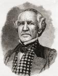 Samuel 'Sam' Houston, from The Century Magazine, published 1887 (engraving)
