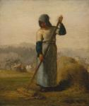 Woman with a Rake, probably 1856–57, (oil on canvas)