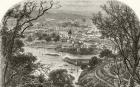 Launceston, Tasmania, c.1880, from 'Australian Pictures' by Howard Willoughby, published by the Religious Tract Society, London, 1886 (litho)