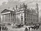 The Royal Exchange, Manchester, England in the late 19th century. From Our Own Country published 1898