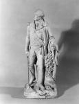 Louis-Joseph de Bourbon (1736-1818) 8th Prince of Conde, c.1815 (terracotta) (b/w photo)