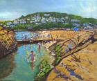 Sea pool,Looe,2013,(oil on canvas)