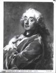 Portrait of Francois Boucher (1703-70) 1741 (pastel on paper) (b/w photo)