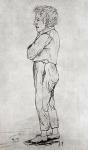 Sketch of Gustave Flaubert as a child, from Gustave Flaubert, published 1935 (litho)
