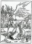 Of hym that fyndeth ought of another mannys it nat restorynge to the owner, illustration from Alexander Barclay's English translation of 'The Ship of Fools', from an edition published in 1874 (engraving)