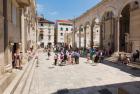 Peristyle or Perestil Square, Split, Croatia (photo)