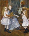 The Daughters of Catulle Mendes at the piano, 1888 (oil on canvas)