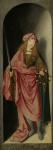 Saint Valerian, left wing of a triptych attributed to Master of the Brunswick Diptych, c.1490- 1500 (oil on panel)
