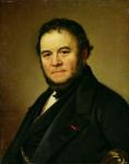 Portrait of Marie Henri Beyle, known as Stendhal (1783-1842) 1840 (oil on canvas)