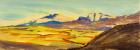 Skye landscape, Quaraing study, 2016, (oil on canvas)