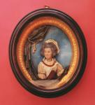 Miniature portrait of Mary Berry (1763-1852)