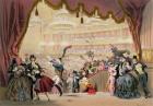 Ball at the Opera (colour litho)