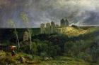 The Ruins of Chateau de Pierrefonds, 1861 (oil on canvas)
