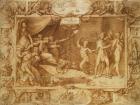 Apollo being led astray, c.1572 (pen and ink with wash on tracing paper over pencil)