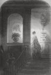 Shadow, illustration from 'Bleak House' by Charles Dickens (1812-70) published 1853 (litho)
