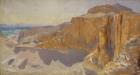Cliffs at Deir el Bahri, Egypt, 1890-91 (oil on canvas)