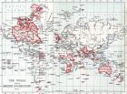 Map of the world showing British possessions in 1904.