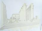 Luxor Temple (w/c on paper)