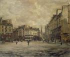 Place Maubert, Paris, 1888 (oil on canvas)