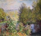 A Corner of the Garden at Montgeron, 1876-7 (oil on canvas)