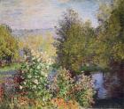 A Corner of the Garden at Montgeron, 1876-7 (oil on canvas)