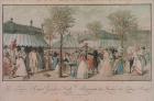 The Palais Royal Garden Walk, 1787 (coloured engraving)