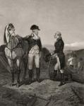 First meeting of George Washington and Alexander Hamilton, from 'Life and Times of Washington', Volume I, published 1857 (litho)