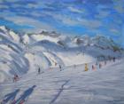 Mountain Tops, Tignes, 2009 (oil on canvas)
