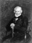 Thomas Carlyle (1795-1881) (litho) (b/w photo)