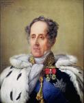 Portrait of Francois Rene (1768-1848) Vicomte de Chateaubriand, 1828 (oil on canvas)