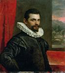 Portrait of Francesco Bassano (1549-92) (oil on canvas)
